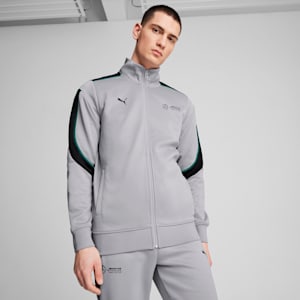 Grey puma tracksuit men sales